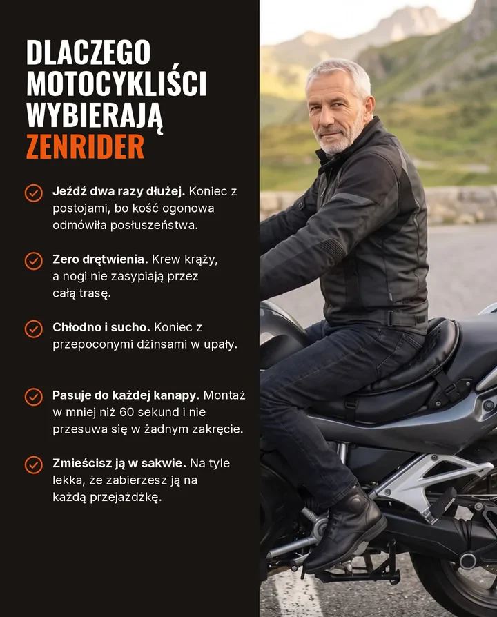 Dlaczego motocykliści wybierają ZenRider