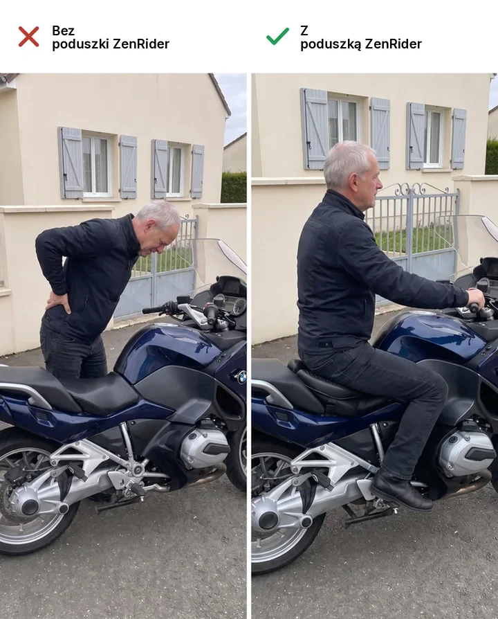 Bez / z poduszką ZenRider na długie trasy